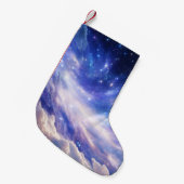 Kosmisch Dreamscape: wervelende nevel en Sterrenna Kleine Kerstsok (Voorkant (Hangend))