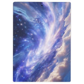 Kosmisch Dreamscape: wervelende nevel en Sterrenna Klembord (Achterkant)