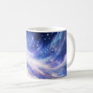 Kosmisch Dreamscape: wervelende nevel en Sterrenna Koffiemok