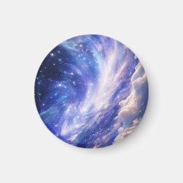 Kosmisch Dreamscape: wervelende nevel en Sterrenna Magneet