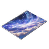 Kosmisch Dreamscape: wervelende nevel en Sterrenna Notitieboek (Linkerzijde)