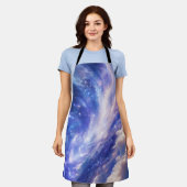 Kosmisch Dreamscape: wervelende nevel en Sterrenna Schort (Gedragen)