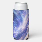 Kosmisch Dreamscape: wervelende nevel en Sterrenna Seltzer Blikjeskoeler (Seltzer Voorkant)
