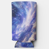 Kosmisch Dreamscape: wervelende nevel en Sterrenna Seltzer Blikjeskoeler (Voorkant)
