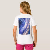 Kosmisch Dreamscape: wervelende nevel en Sterrenna T-shirt (Achterkant volledig)