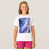 Kosmisch Dreamscape: wervelende nevel en Sterrenna T-shirt (Voorkant volledig)