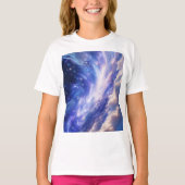 Kosmisch Dreamscape: wervelende nevel en Sterrenna T-shirt (Voorkant)