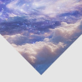 Kosmisch Dreamscape: wervelende nevel en Sterrenna Tissuepapier (Detail)