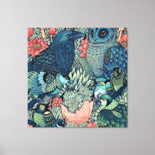 kosmisch ei canvas afdruk (Voorkant)