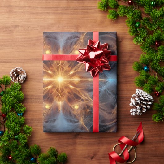 kosmisch energiekruis cadeaupapier (Feestdagen Geschenken)