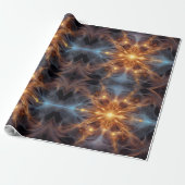 kosmisch energiekruis cadeaupapier (Uitgerold)