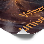 kosmisch energiekruis perfect poster (Hoek)