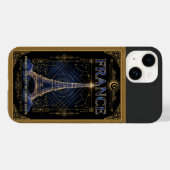 Kosmisch Frankrijk Eiffeltoren Hemelse Kunst Case-Mate iPhone Case (Achterkant (horizontaal))