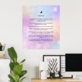 Kosmisch Gebed Poster Wandkunst (Thuiskantoor)