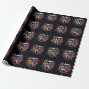 kosmisch gehuil cadeaupapier