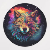 kosmisch gehuil labels (Design 2)