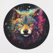 kosmisch gehuil labels (Design 1)