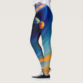 Kosmisch geïnspireerde Leggings (Links)