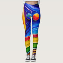 Kosmisch geïnspireerde Leggings