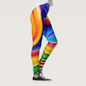 Kosmisch geïnspireerde Leggings (Rechts)