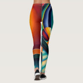 Kosmisch geïnspireerde Leggings (Achterkant)