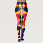 Kosmisch geïnspireerde Leggings (Achterkant)