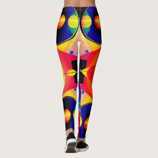 Kosmisch geïnspireerde Leggings (Achterkant)