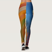 Kosmisch geïnspireerde Leggings (Achterkant)