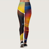 Kosmisch geïnspireerde Leggings (Achterkant)