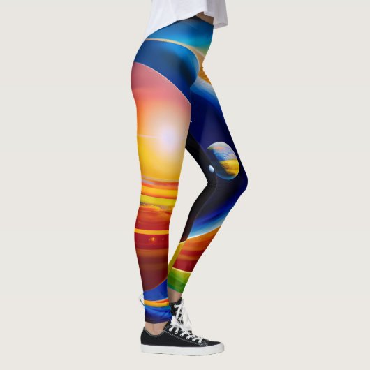 Kosmisch geïnspireerde Leggings (Rechts)
