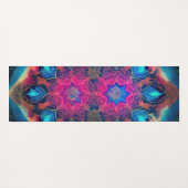 Kosmisch Glas in lood Kunst Yogamat (Achterkant (horizontaal))