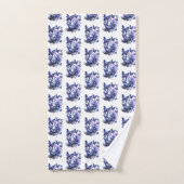 Kosmisch Glitter Vlinders Patroon Bad Handdoek (Handdoek)