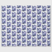 Kosmisch Glitter Vlinders Patroon Cadeaupapier (Vlak)