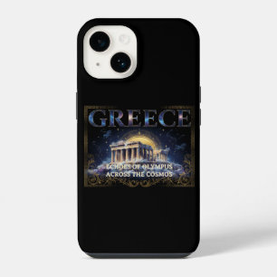 Kosmisch Griekenland Oude Tempel Hemelse Kunst iPhone 14 Hoesje
