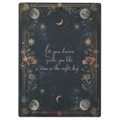 kosmisch hemelklembord klembord (Achterkant)