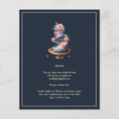 Kosmisch hemelstelsel Sterrennacht marineblauw (Achterkant)