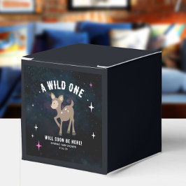 Kosmisch Herten Wild Een Roze Meisje Baby shower Bedankdoosjes