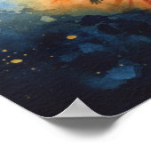 Kosmisch Hindoe Godheid Poster – geschenk voor med (Hoek)