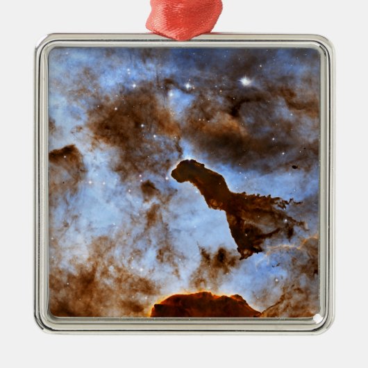 Kosmisch Ijs Metalen Ornament (Voorkant)