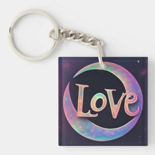 Kosmisch ik hou van je sleutelhanger