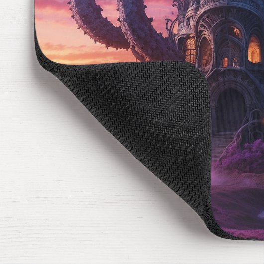 Kosmisch kasteel uit Eons Long Past Muismat (Hoek)