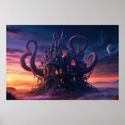 Kosmisch kasteel uit Eons Long Past Poster (Voorkant)