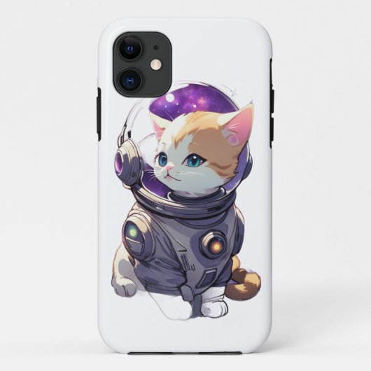 Kosmisch Kat: de ruimte-odyssee Case-Mate iPhone Case (Achterkant)