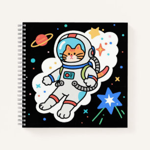 Kosmisch Kat: Pootjes in een baan Notitieboek
