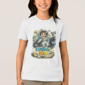 Kosmisch Kind Tri-Blend Shirt (Voorkant)