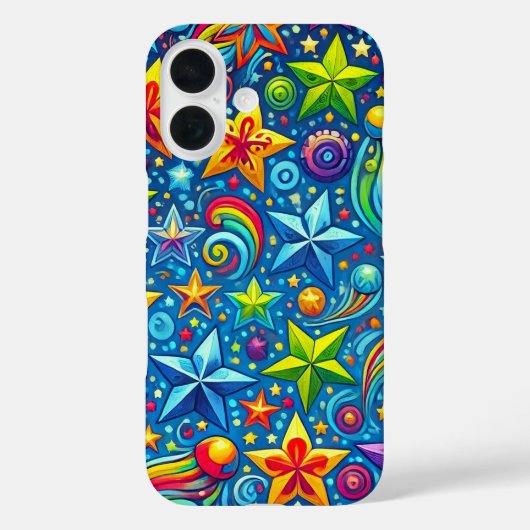 ✨ Kosmisch Kleur Steruitbarsting Patroon 🌈 Levend Case-Mate iPhone Case (Achterkant)