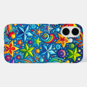 ✨ Kosmisch Kleur Steruitbarsting Patroon 🌈 Levend Case-Mate iPhone Case (Achterkant (horizontaal))
