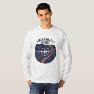 kosmisch kompas t-shirt