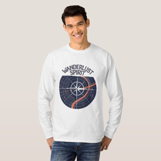 kosmisch kompas t-shirt (Voorkant volledig)