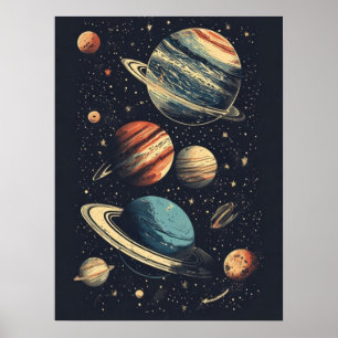 kosmisch landschap poster